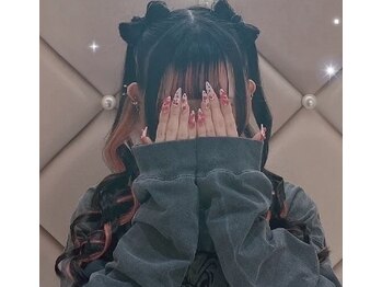 ハーフ立体リボンツイン