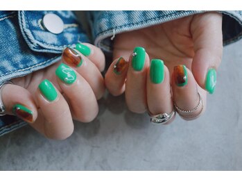 ネイル フライガール(nail FLY GIRL)/べっ甲ネイル★
