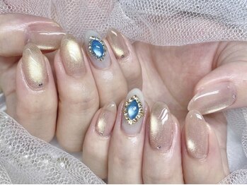 ヨシ ネイル 新宿店(Y.S NAIL)の写真/《初回オフ無料ラメグラ・ワンカラー¥5500》技術・雰囲気◎フィルイン技術でモチの良いジェルを♪