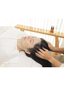 ヘッドスパで癒されたい