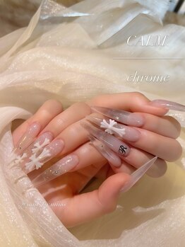 カーム(CALM.)の写真/アクリルスカルプが得意な当店なら理想の指先へ導く長さだしが叶います!☆