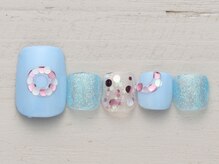 ノーネイル 有明ガーデン(NO NAIL ARIAKE)/浮き輪ネイル ￥4990