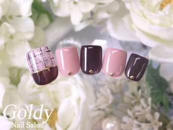 ネイルサロン ゴールディ(NAIL SALON GOLDY)/FOOT華やかコース