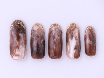 ネイル リッチ(Nail Rich)/カフェオレネイル