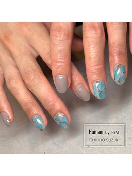 ユマニ バイ ヒート(Humani by HEAT)/手描きターコイズ1本¥750