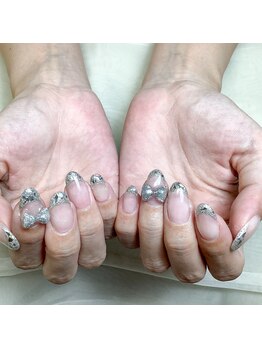 ソワ(sowa)/ガラスフレンチネイル