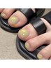 【フットネイル】マグネットorフラッシュラメ　ワンカラー ¥8,000
