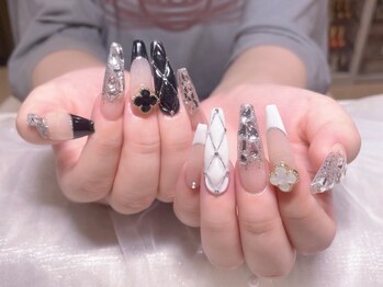 ルル 関内(LuLu)の写真/500色以上の選べるカラー！！パーツも多数ご用意あります☆【パーツ付け放題☆スカルプワンカラ―¥12980】