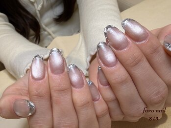 ファーロネイル(faro nail)/ガラスフレンチ