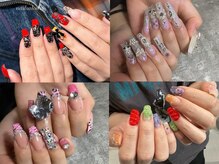 nailsalon S 久茂地店の雰囲気(持ち込みデザイン可能♪定額デザイン有 デザイン、パーツ多数)