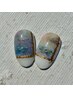 りえ指名限定◯モネ睡蓮1本絵画アート(10本の内1本)Jr.ネイリストHand