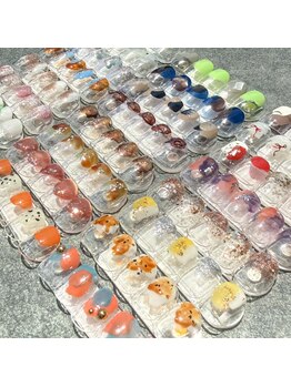 リエイトネイル(Re:eight nail)の写真/【京橋駅すぐ/9時～20時迄営業/お仕事帰りにも◎】ニュアンスぬりかけデザイン￥3980～オフ込60分の時短施術