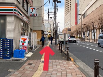 ベルフィーヌ 北千住店(BELFINE)/道案内1