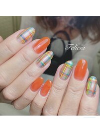 カラフルネイル￥13125(税込)