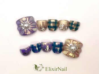 エリクサーネイル 池袋(Elixir Nail)/フットやり放題/クーポン使用