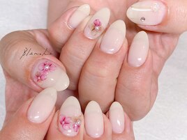 紫陽花ネイル