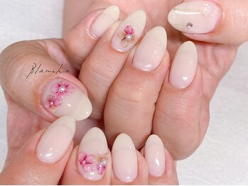 紫陽花ネイル