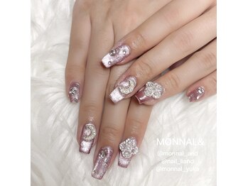 モナールアンド(MONNAL&)/キラキラマグネットネイル♪