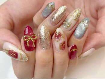 キラネイル アンド アイラッシュ by World Beauty(KIRA)/クリスマスネイル