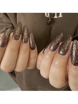 タグネイル(tag nail.)/ロングワンカラーネイル