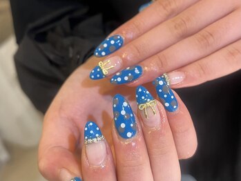 成人式前撮りネイル