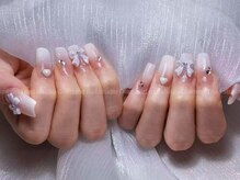 ダイアモンドネイルスタジオ 新宿店(Diamond Nail Studio)/チップ長さだし10本デザイン
