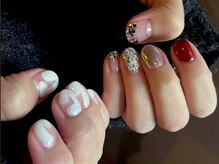 ネイル アトリエ フイユ イセサキ(Nail atelier Feuill isesaki)/design full
