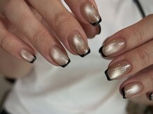 キースネイルアトリエ(keeth nail atelier)の雰囲気（マグネットフレンチ【パラジェル】）