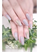 アイラッシュアンドネイルサロン アクア(aqua)/人気のスモーキーカラー