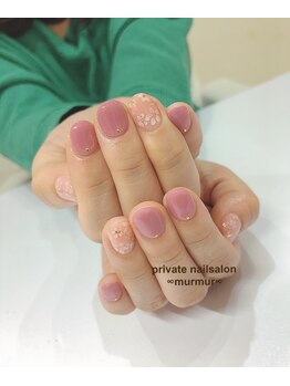 プライベート ネイルサロン マーマ(murmur)/手描きフラワー