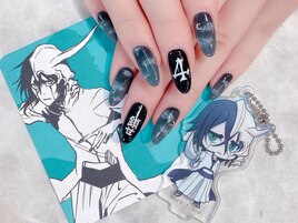 #推しネイル#セリフ#手描き