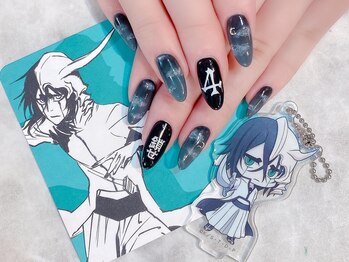 ラルネイル 大宮(Lull. nail)/#推しネイル#セリフ#手描き