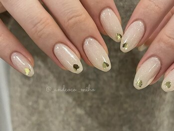 アンドココ 下北沢店(And & coco.)/ハートネイル