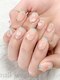 ネイル シーグラス(nail seaglass)の写真/【完全個室】持ち込み歓迎♪当店1番人気のスカルプorジェルのせ放題で指先が映える大人可愛いデザインに！