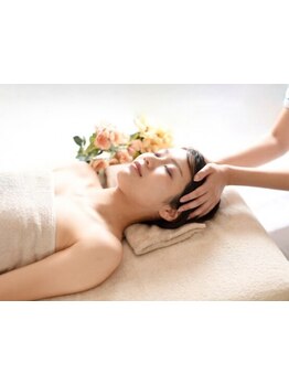 ヘッドスパで癒されたい