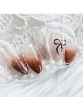 たゆ ネイル(たゆnail)/パラジェルブラウングラデネイル