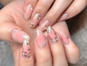 ネイルアンドアイラッシュ シシュ なんば本店(nail&eyelash SyiSyu)/チークネイルアート