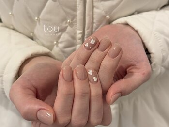 トウ 四条烏丸(tou)/ワンカラー × お花ホロ