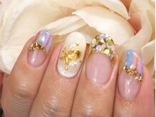 ネイルサロン 爪吉/カラフル☆フレンチ