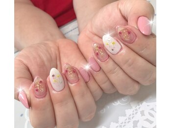 ネイルアンドビューティーサロン クリア(CLEAR)/クリアベース押し花アート♪