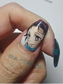 痛ネイル☆持ち込みデザイン