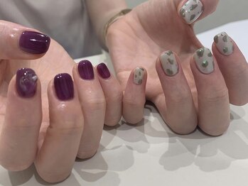 ガレリア エレガンテ 栄店(GALLARIA Elegante)/牛柄ネイル