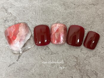 ノアブルーバードネイルズ(Noah' bluebird .nails)/FOOT水彩