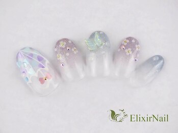 エリクサーネイル 五反田(Elixir Nail)/定額c やり放題／クーポン使用