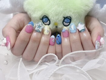 ハニービービー(Honey Bee Bee)/カラフルポップネイル