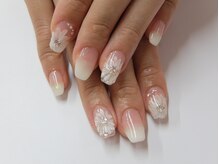 ネイルサロンミキ 横浜(MIKI)/スカルプ手描きフラワー【3D花】