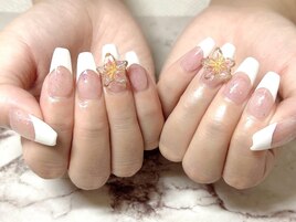 長さだしフレンチネイル