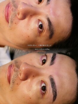 イデアル(ideal)/似合わせ男性眉毛スタイリング