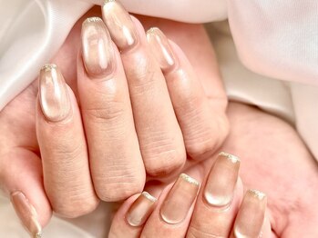 ニコネイル(niconail)の写真/【初回オフ無料】高技術でモチの良さに自信あり◎上品な指先に仕上げます♪ワンカラー/ラメグラ￥5500～