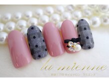 ラミエンヌ/ドット グレンチェック チェック